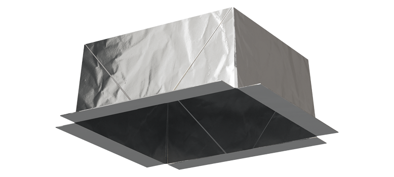Elco Lighting Flexible MICA Fire Enclosure, Recessed Fixtures, Small, FIREENCL-S