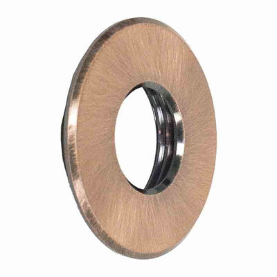 Westgate Trims for 1W In-Ground Fixtures Round Aluminum Trim Antique Bronze, IGL-1W-TRM-AL-RAZ