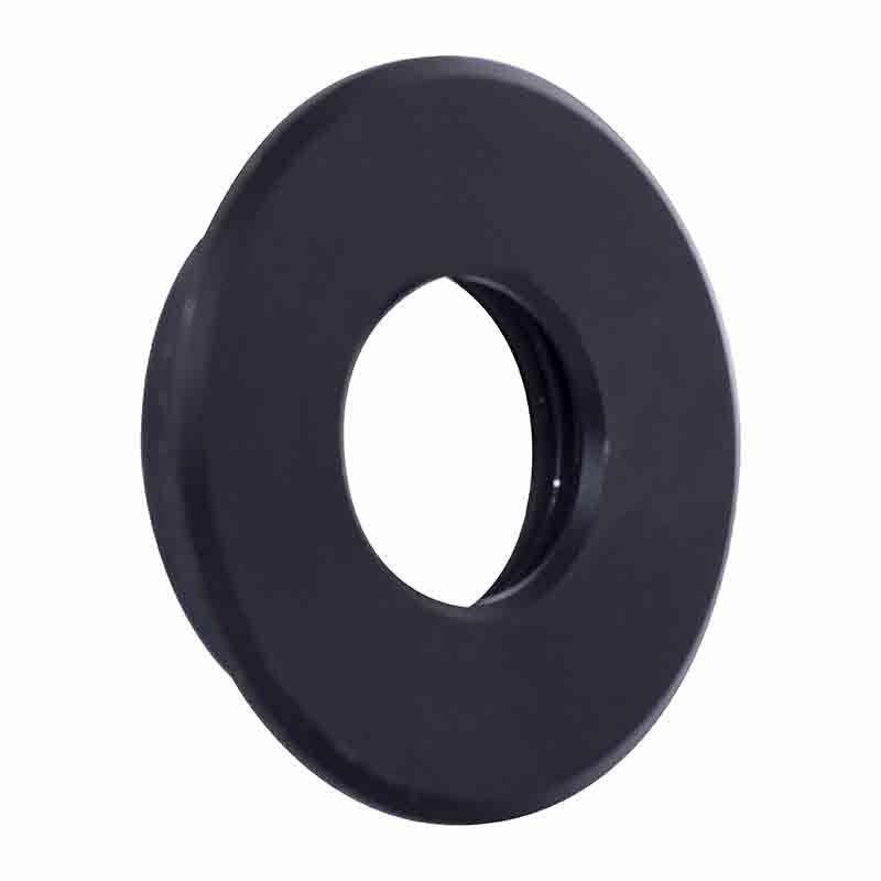 Westgate Trims for 1W In-Ground Fixtures Round Aluminum Trim Black, IGL-1W-TRM-AL-RBK