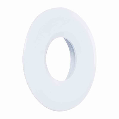 Westgate Trims for 1W In-Ground Fixtures Round Aluminum Trim White, IGL-1W-TRM-AL-RWH