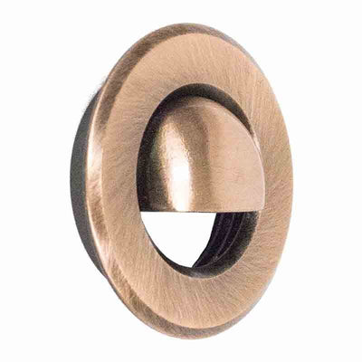 Westgate Trims for 1W In-Ground Fixtures Round Aluminum Trim with A Scoop Antique Bronze, IGL-1W-TRM-AL-SCP-AZ