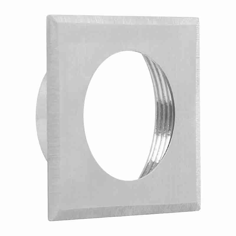 Westgate Trims for 3W In-Ground Fixtures Square Stainless Steel Trim with Round Hole, IGL-3W-TRM-SS-SQR