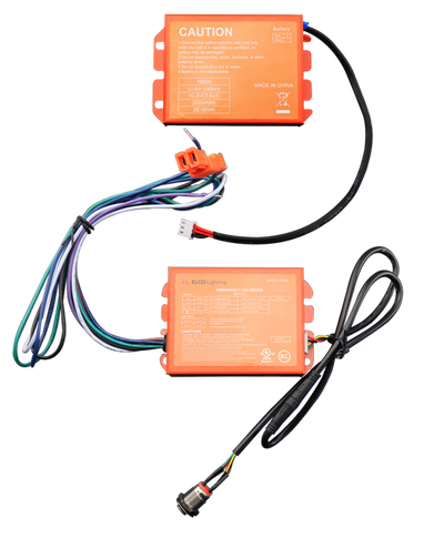 Elco Lighting Emergency Battery Backup, 15W, 120V, 90 Min Runtime, KEM-LD7