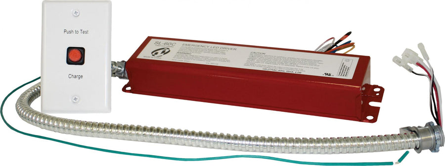 Elco Lighting Emergency Battery Backup, 120/277V, J-Box Mount, KEM-LD1