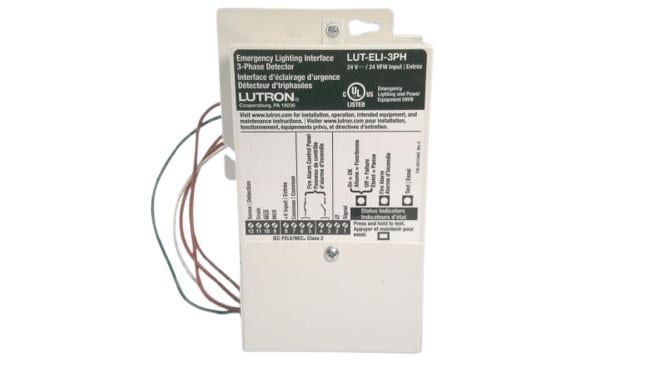Lutron Emergency Lighting Interface, 3-Phase Detector, 100–347V, LUT-ELI-3PH