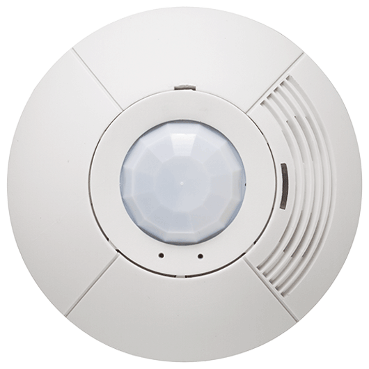 Lutron LOS Ceiling-Mount Occupancy Sensor, Dual Technology, 500 Sq Ft, Relay Module, White, LOS-CDT-500R-WH