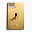 1-Gang Satin Solid Brass Plated Toggle Switch, 15A 120V AC Wall Mount, 3-Way Compatible Vintage Style Single Pole with Faceplate & Switch Module
