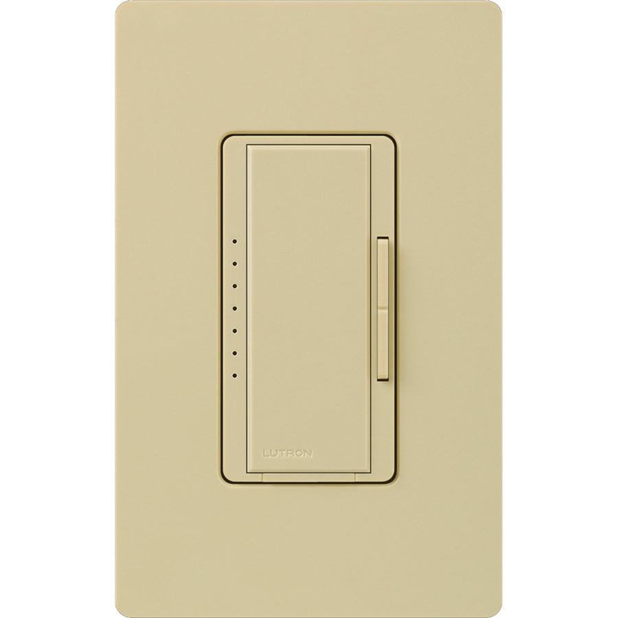 Lutron Maestro Incandescent Dimmer, 1000W, 120V, Multi-Location, Ivory, MA-1000-IV