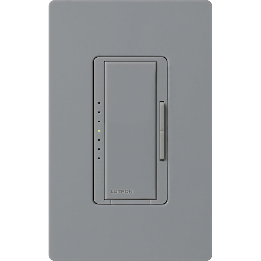 Lutron Maestro Magnetic Low-Voltage Dimmer, 1000VA, 800W, 120V, Multi-Location, Gray, MALV-1000-GR