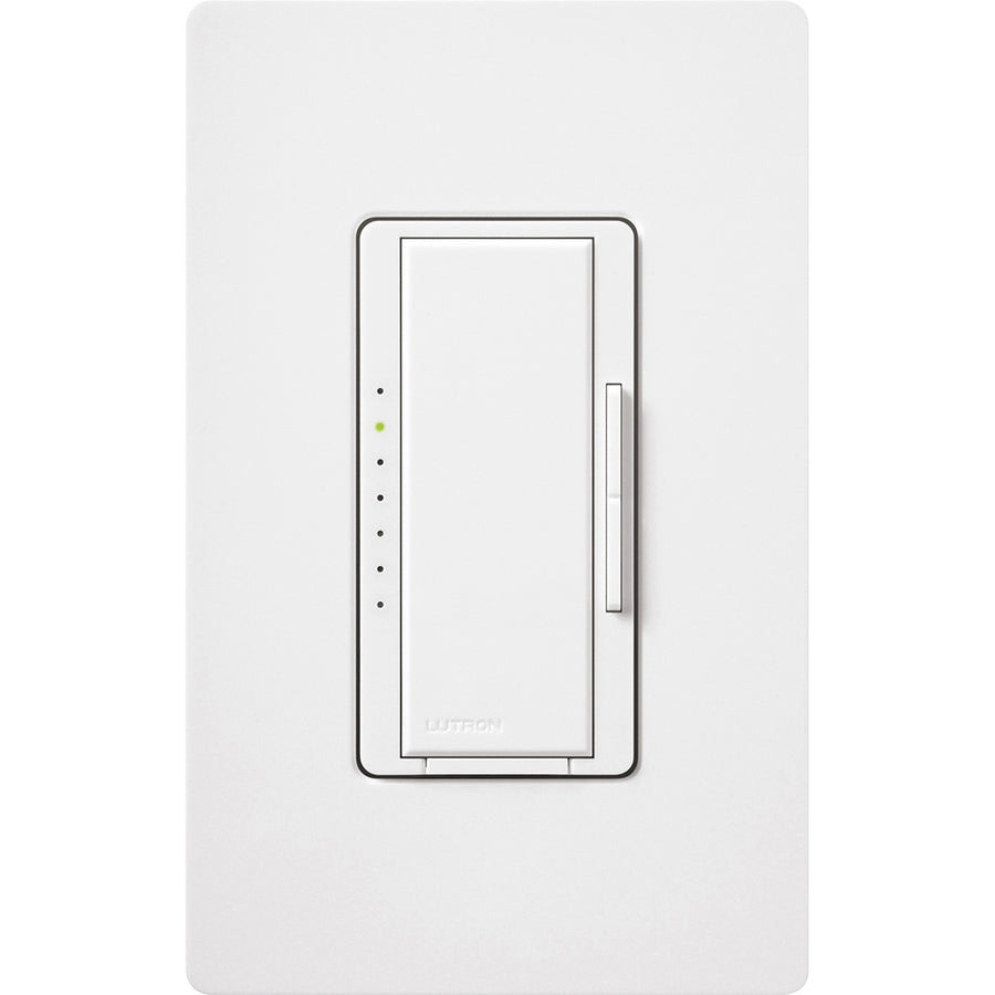 Lutron Maestro Magnetic Low-Voltage Dimmer, 1000VA, 800W, 120V, Multi-Location, White, MALV-1000-WH