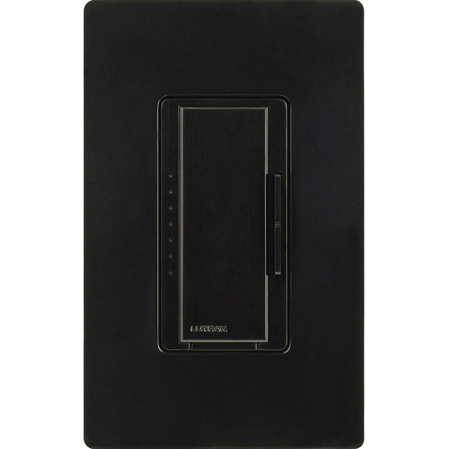 Lutron Maestro Magnetic Low-Voltage Dimmer, 600VA, 450W, 120V, Multi-Location, Black, MALV-600-BL
