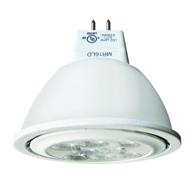 Elco Lighting MR16LD LED Lamp, 7W, 12V, 3000K, CRI80, Dimmable, MR16LD