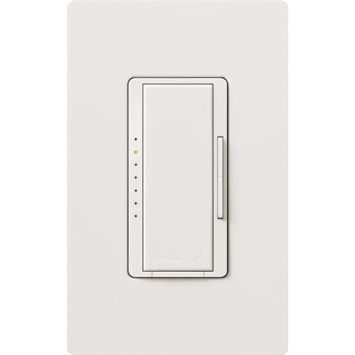 Lutron Maestro Wireless Dimmer, Incandescent/Halogen, Magnetic Low-Voltage, Specification Grade, Multi-Location/Single-Pole, 120V/600W/Va, Vive Enabled, White, MRF2S-6ND-120-WH
