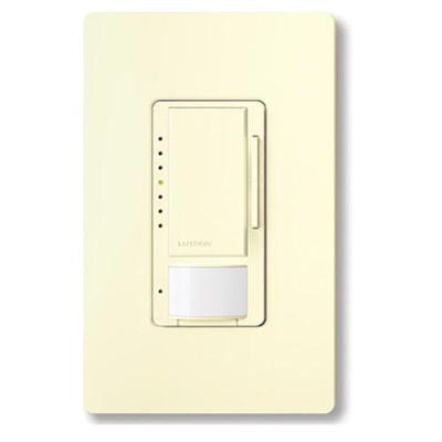 Lutron Maestro RF Vacancy Sensor Dimmer, 8A, 0-10V, Almond, MRF2S-8SDV010-AL