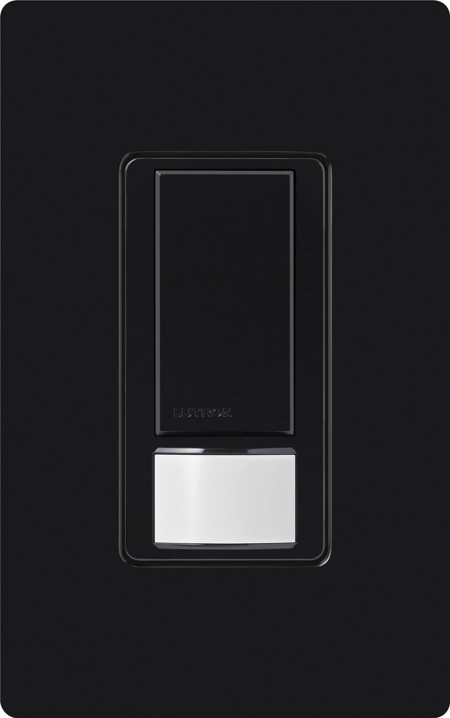 Lutron Maestro Motion Sensor Switch, Ground or Neutral Required, 2A Lighting, 120V, Single Pole, MS-OPS2-BL, Black