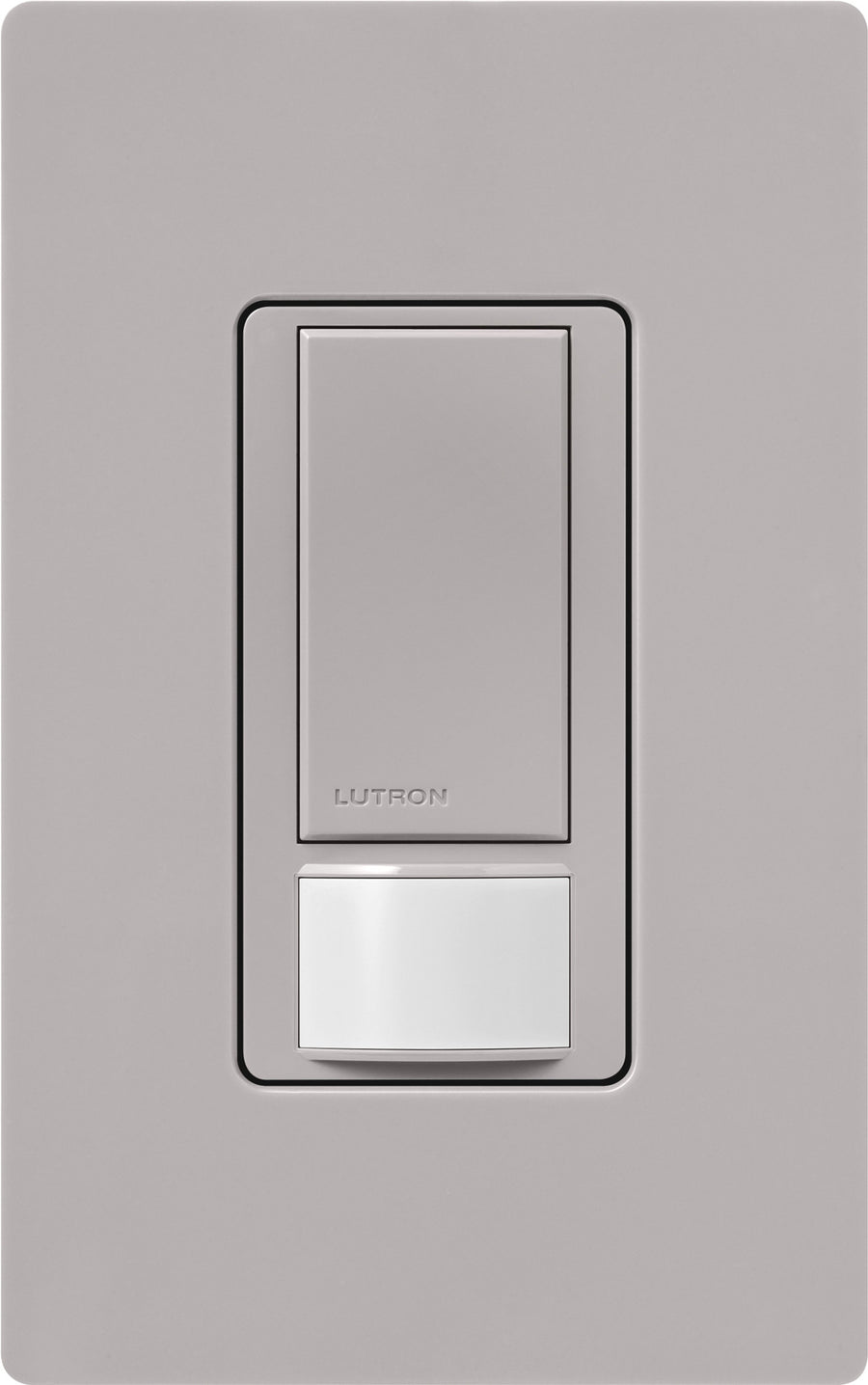 Lutron Maestro Motion Sensor Switch, Ground or Neutral Required, 2A Lighting, 120V, Single Pole, MS-OPS2-GR, Gray