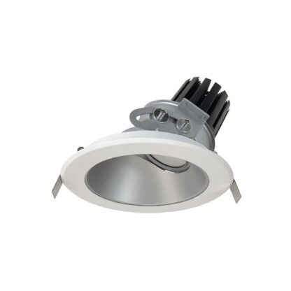 Nora Lighting 6" Sapphire III Adjustable Reflector, 4000K, 2500 Lm, 52° Narrow Flood, White, NC3-69L340NHZMPW