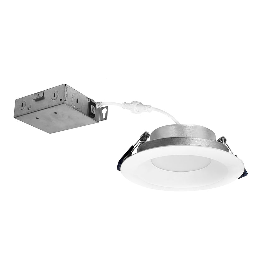 Porter Lighting 4" Can-less Downlight w/Deep Reflector & Selectable CCT, 850lm / 10W,NCSC-R4D1TWMPW