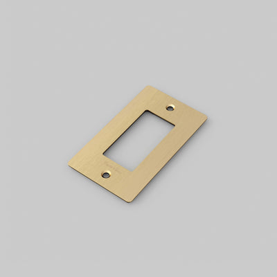 Buster + Punch U.S. 1G Wall Plate, Brass