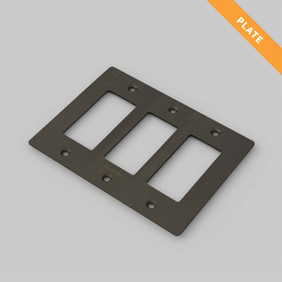 Buster + Punch U.S. 3G Wall Plate, Smoked Bronze