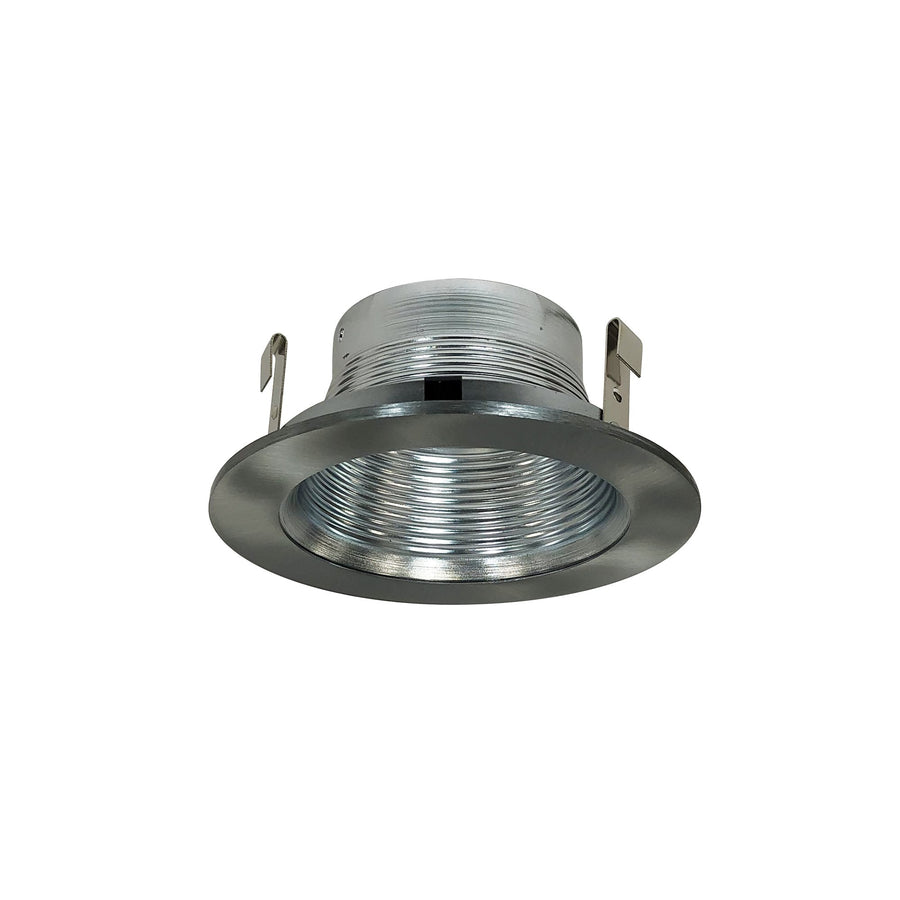 Porter Lighting 4" White Stepped Baffle with White Ring, NS-40