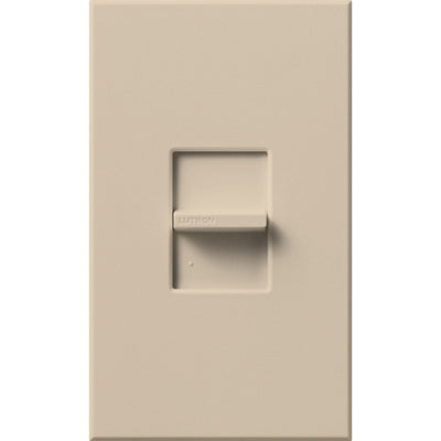 Lutron Nova T Dimmer, 1000W, Incandescent/Halogen, Single-Pole, Taupe, NT-1000-TP