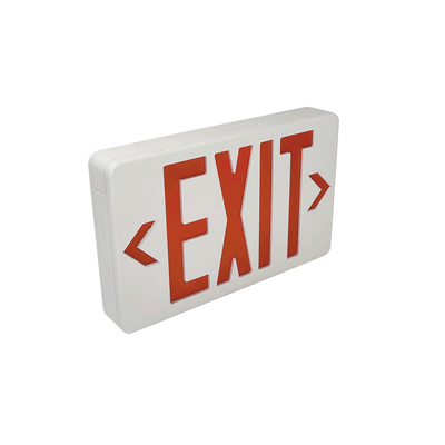 Porter Lighting Dual Color LED Exit Sign with Battery Backup, NX-603D-LED