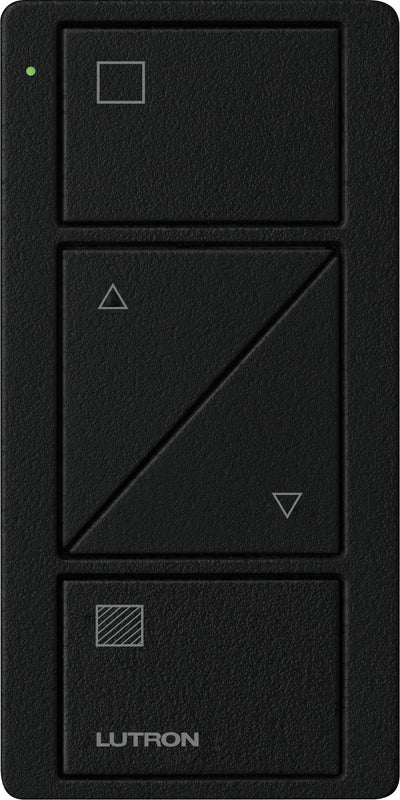 Lutron Pico 2-Button Raise/Lower Smart Remote, Shade Icons, Midnight, PJ2-2BRL-TMN-S01