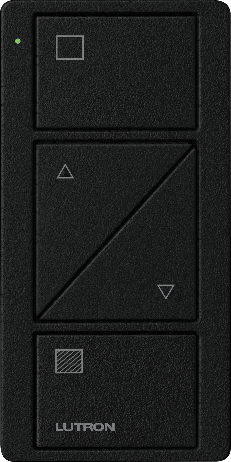 Lutron Pico 2-Button Raise/Lower Smart Remote, Shade Icons, Midnight, PJ2-2BRL-TMN-S01