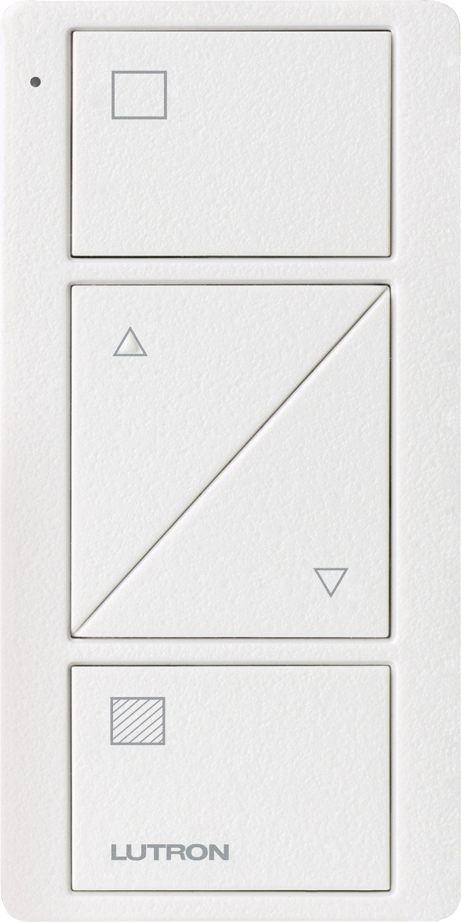 Lutron Pico 2-Button Raise/Lower Smart Remote, Shade Icons, Snow, PJ2-2BRL-TSW-S01