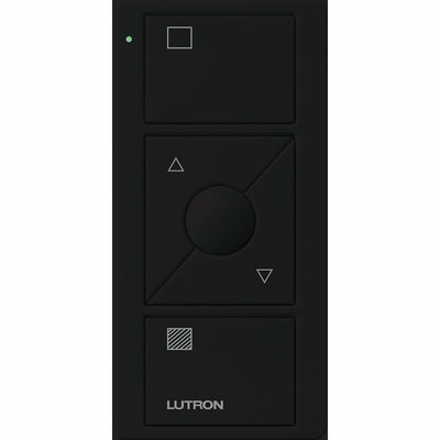 Lutron Pico 3-Button Raise/Lower Smart Remote, Shade Icons, Black, PJ2-3BRL-GBL-S01