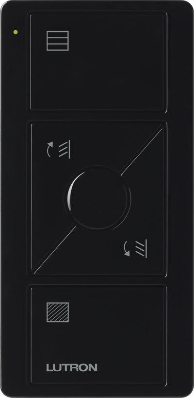 Lutron Pico 3-Button Wireless Remote, Tilt Blind Icons, Black, PJ2-3BRL-GBL-S10