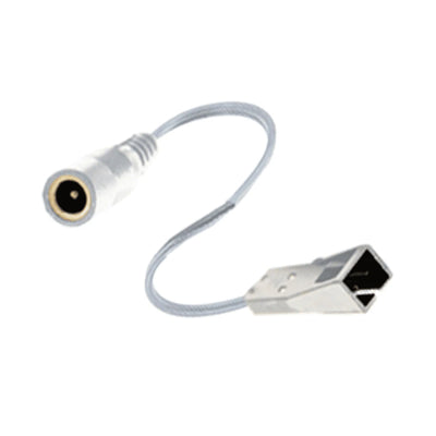 Westgate 6" Driver To Light Power Feed Cable For 12V Slim Pucks - White, PL12-PF-WH