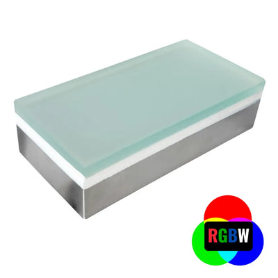 ABBA Lighting CRG31 RGB Brick Light, 12V DC, RGBW, Aluminum, CRG31 RGBW