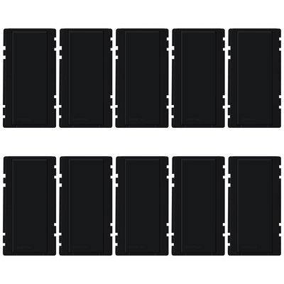 Lutron RadioRA 2 Replacement Button Kit for Companion Switches, 10-Pack, Black, RK-AS-10-BL