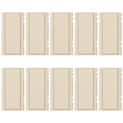 Lutron RadioRA 2 Replacement Button Kit for Companion Switches, 10-Pack, Light Almond, RK-AS-10-LA