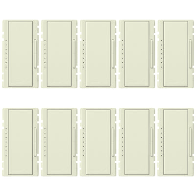 Lutron RadioRA 2 Replacement Button Kit, Dimmers, 10-Pack, Biscuit, RK-D-10-BI