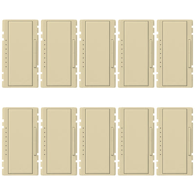 Lutron RadioRA 2 Replacement Button Kit, Dimmers, 10-Pack, Ivory, RK-D-10-IV