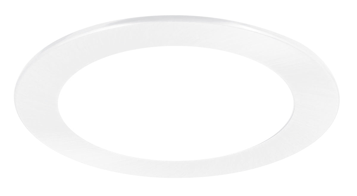 Elco Lighting 4 In. Metal and Plastic Trim Ring, White, OM4B