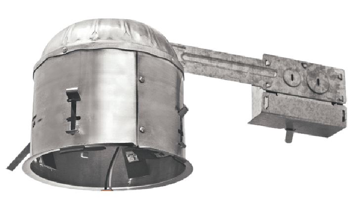 Elco Lighting 6" Airtight IC Shallow Remodel Housing, Medium Base (E26), 120V, RR9ICA