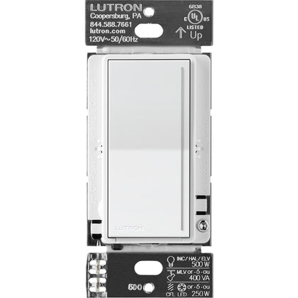 Lutron RadioRA 3 Sunnata PRO LED+ Touch Dimmer Switch, 250W, 120V, White, RRST-PRO-N-WH