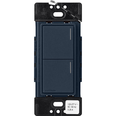 Lutron RadioRA 3 Sunnata RF Hybrid 2-Button Keypad, 120-277V, Deep Sea, RRST-HN2B-DE