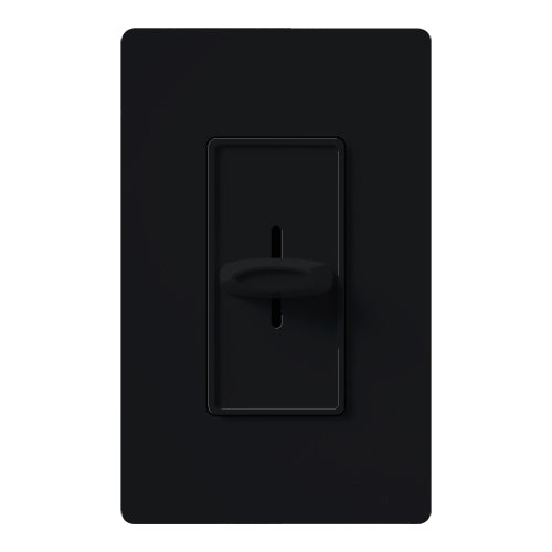 Lutron Skylark Slide-to-Off Dimmer, 1000W, Incandescent/Halogen, 120V, Black, S-1000-BL