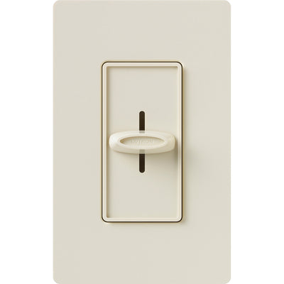 Lutron Skylark Slide-to-Off Dimmer, 1000W, Incandescent/Halogen, 120V, Light Almond, S-1000-LA