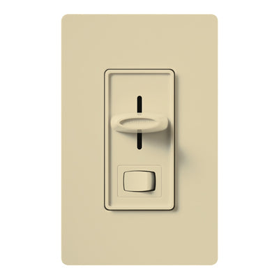 Lutron Skylark Dimmer, 1000W, Single-Pole, Preset, 120V, Ivory, S-10P-IV