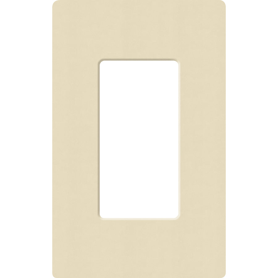 Lutron Claro Wallplate, Single-Gang, Satin Finish, Sand, SC-1-SD