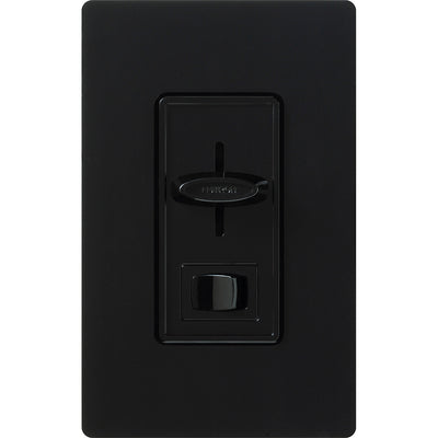 Lutron Skylark Electronic Low-Voltage Dimmer, 300W, Preset, Single-Pole, Black, SELV-300P-BL