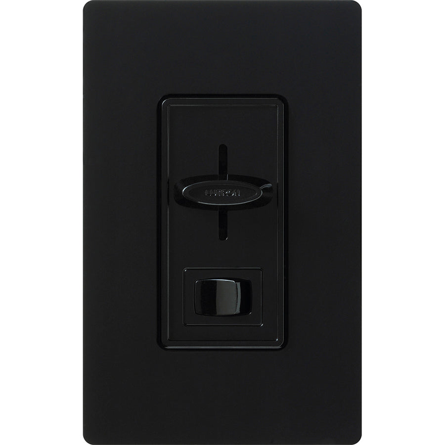 Lutron Skylark Dimmer, 300W, Electronic Low-Voltage, 3-Way, Preset, Black, SELV-303P-BL