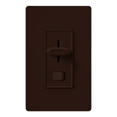 Lutron Skylark Dimmer, 300W, Electronic Low-Voltage, 3-Way, Preset, Brown, SELV-303P-BR