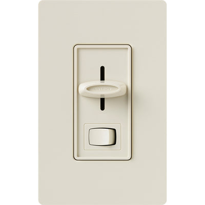 Lutron Skylark Dimmer, 300W, Electronic Low-Voltage, 3-Way, Preset, Light Almond, SELV-303P-LA
